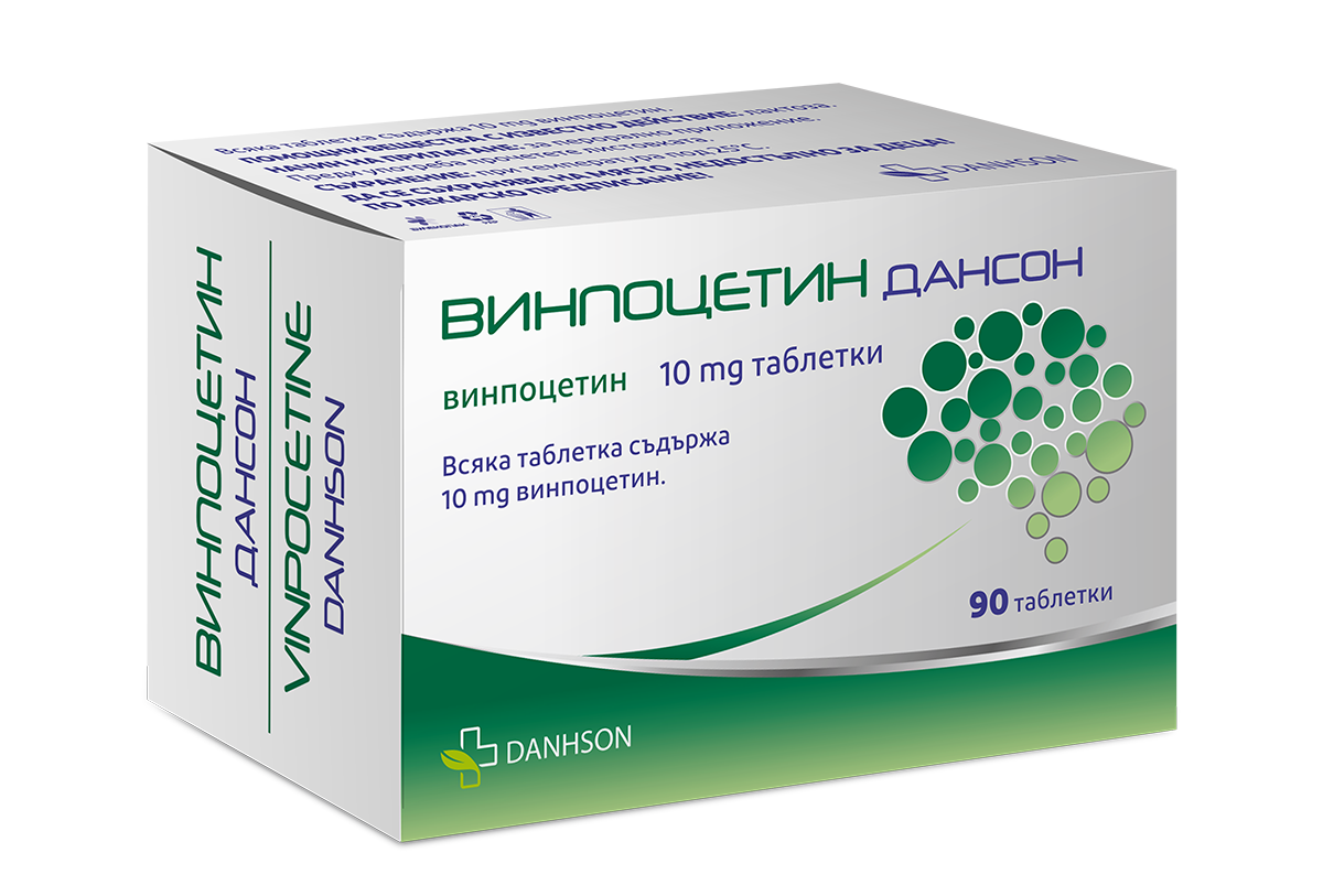Vinpocetine Danhson 10 mg tablets х 90 DANHSON Prescription medicines